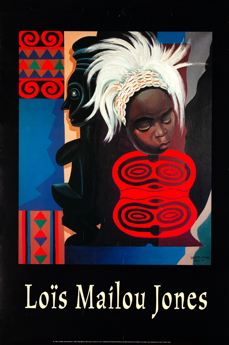 Louis Mailou Jones Original Exhibition Poster