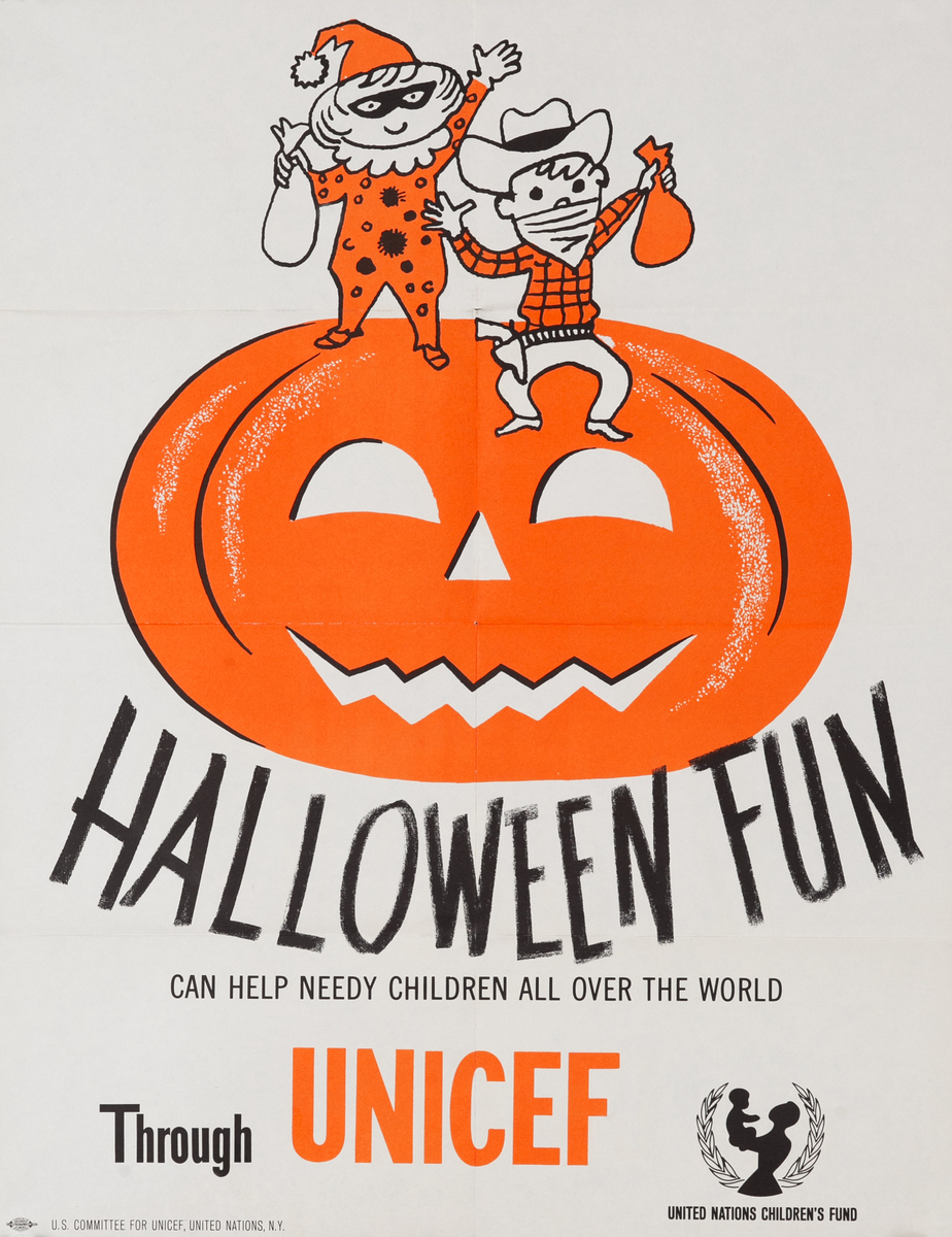 Halloween Fun Original United Nations Poster