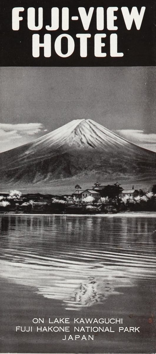 Fuji-View Hotel Original Japan Travel Brochure