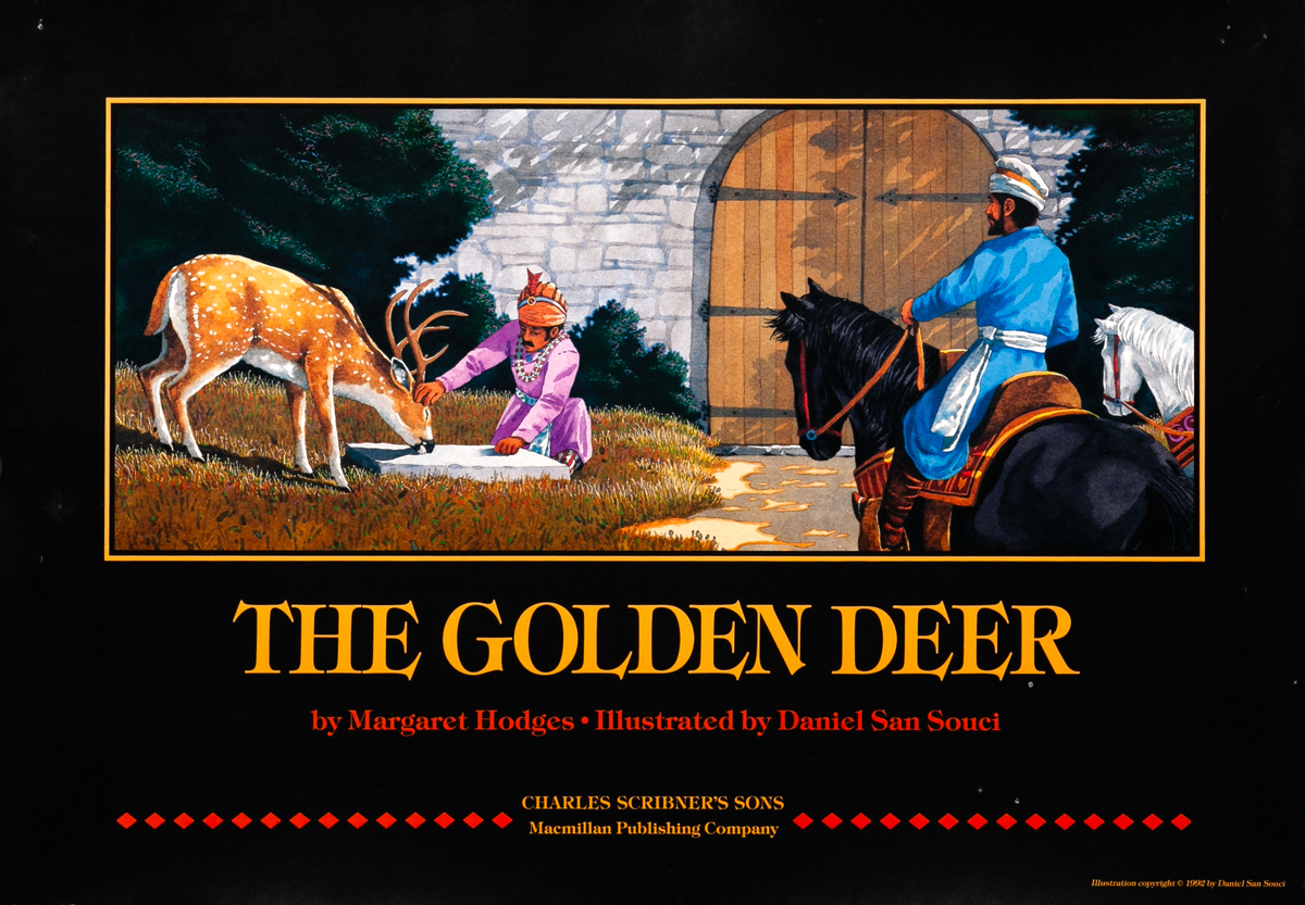 The Golden Deer Original Children's Book Poster