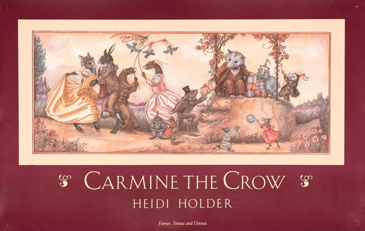 Carmine the Crow Original Children's Book Poster