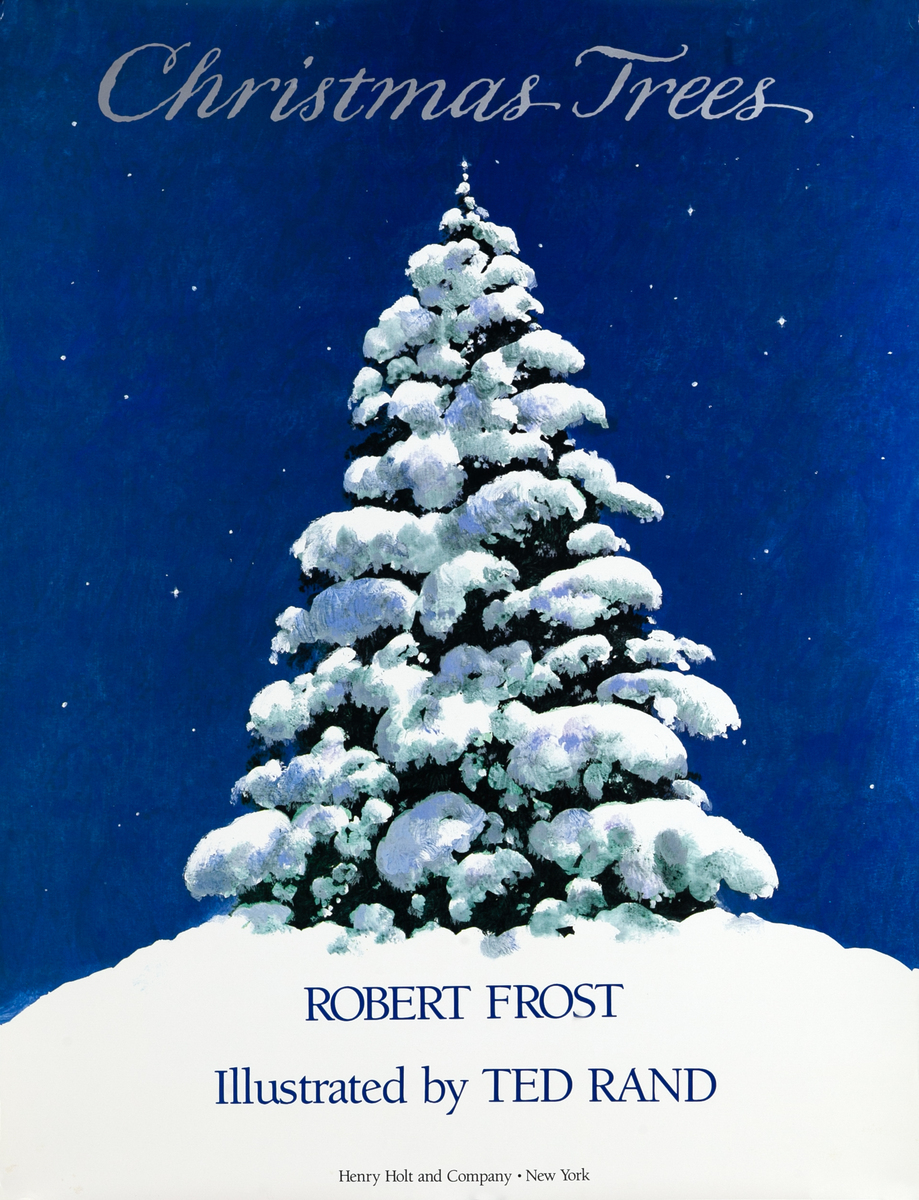 Christmas Trees Original Children's Book Poster