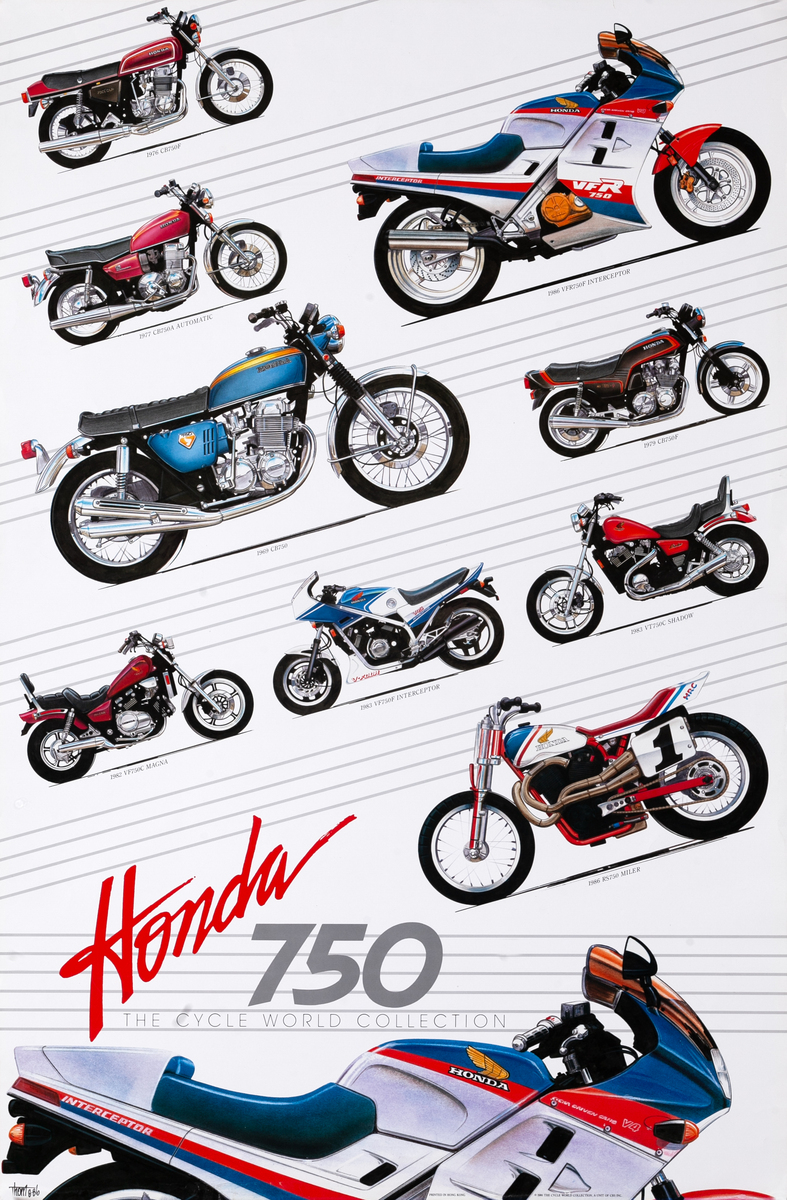 Honda 750 The Cycle World Collection 