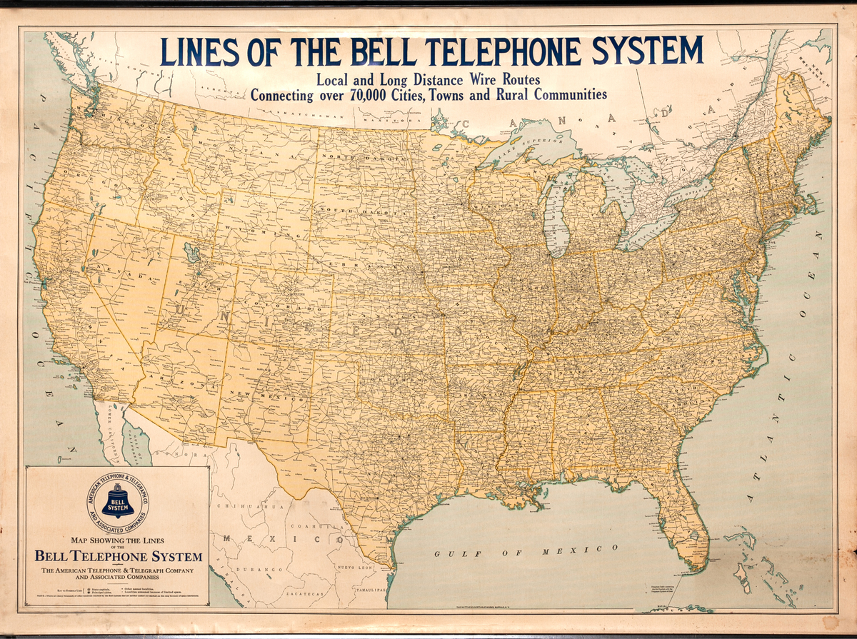 Lines of the Bell Telephone System 