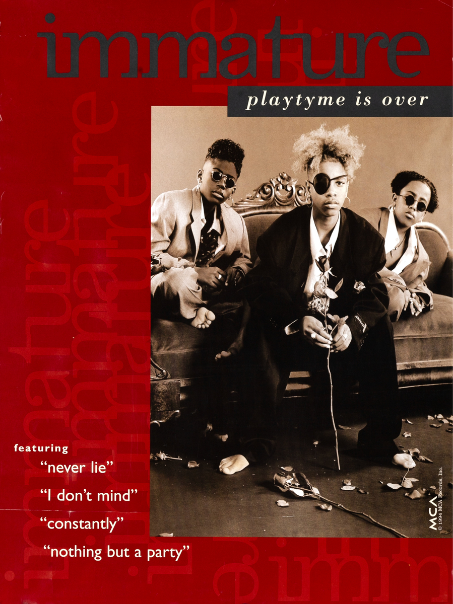 Immature Playtyme is Over Original Album Poster
