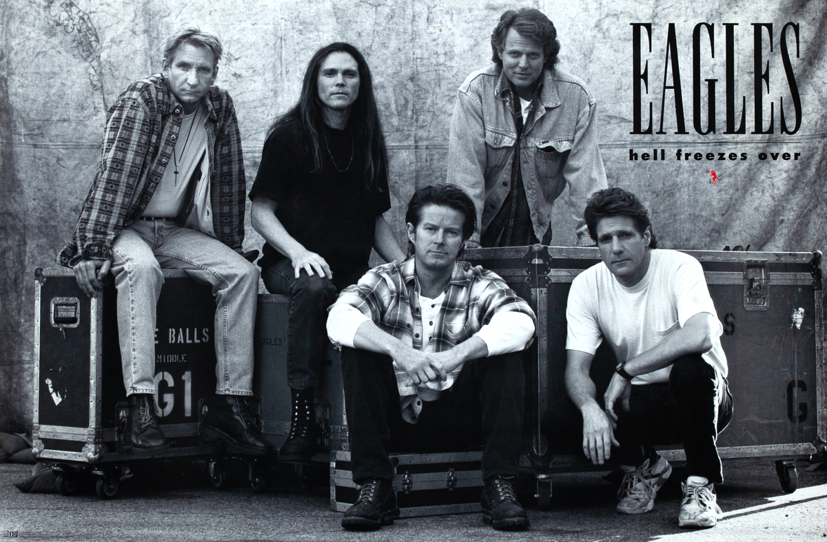 Eagles Hell Freezes Over Original Rock and Roll Album Poster