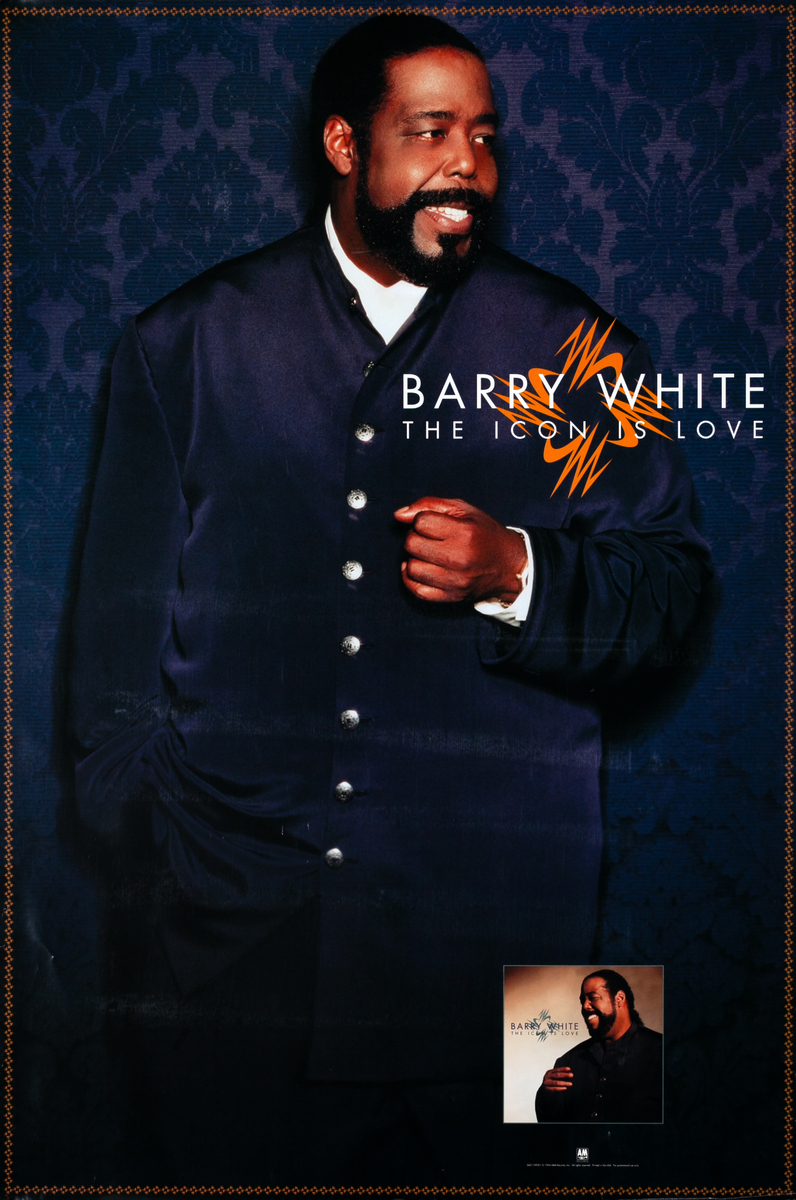 Barry White The Icon is Love Original Album Poster