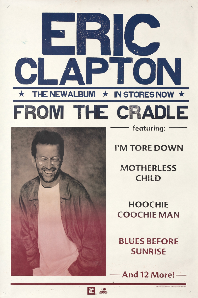 Eric Clapton Original Album Poster