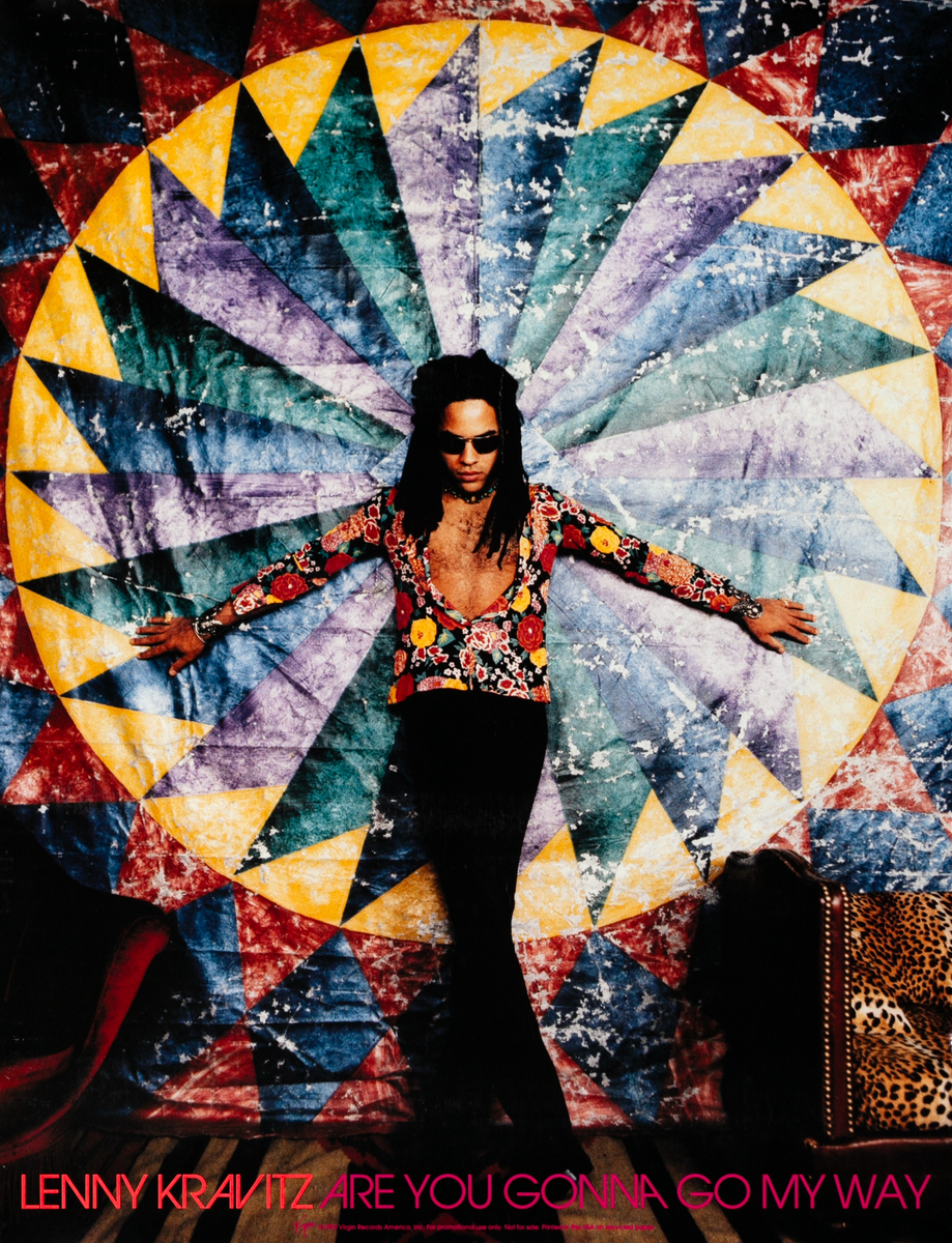 Lenny Kravitz Are You Gonna Go My Way Original Album Poster