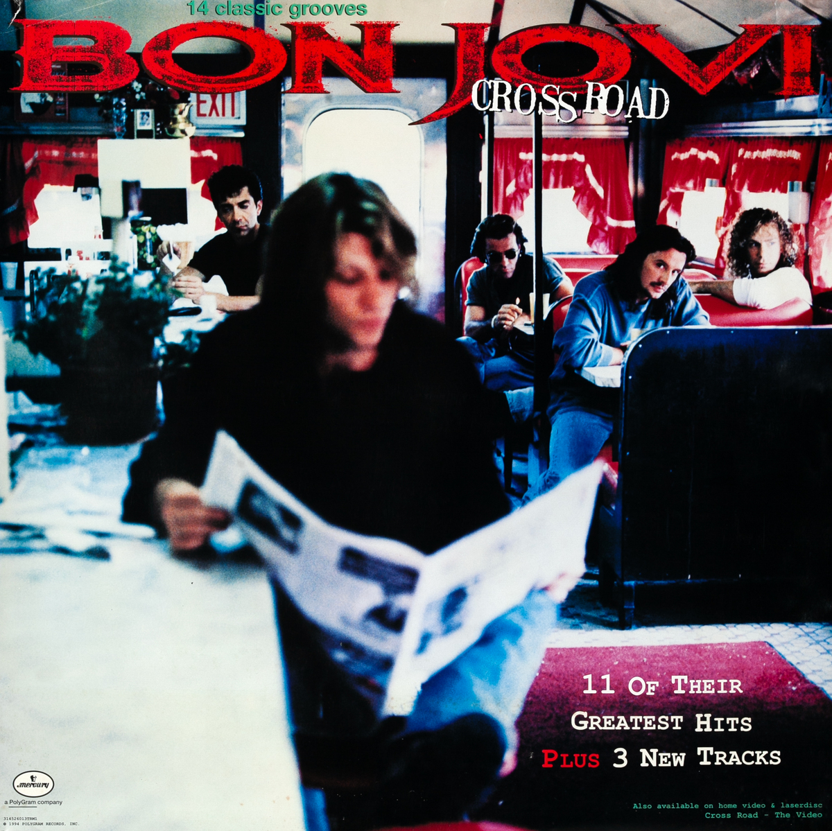 Bon Jovi Cross Road Original Rock and Roll Album Poster