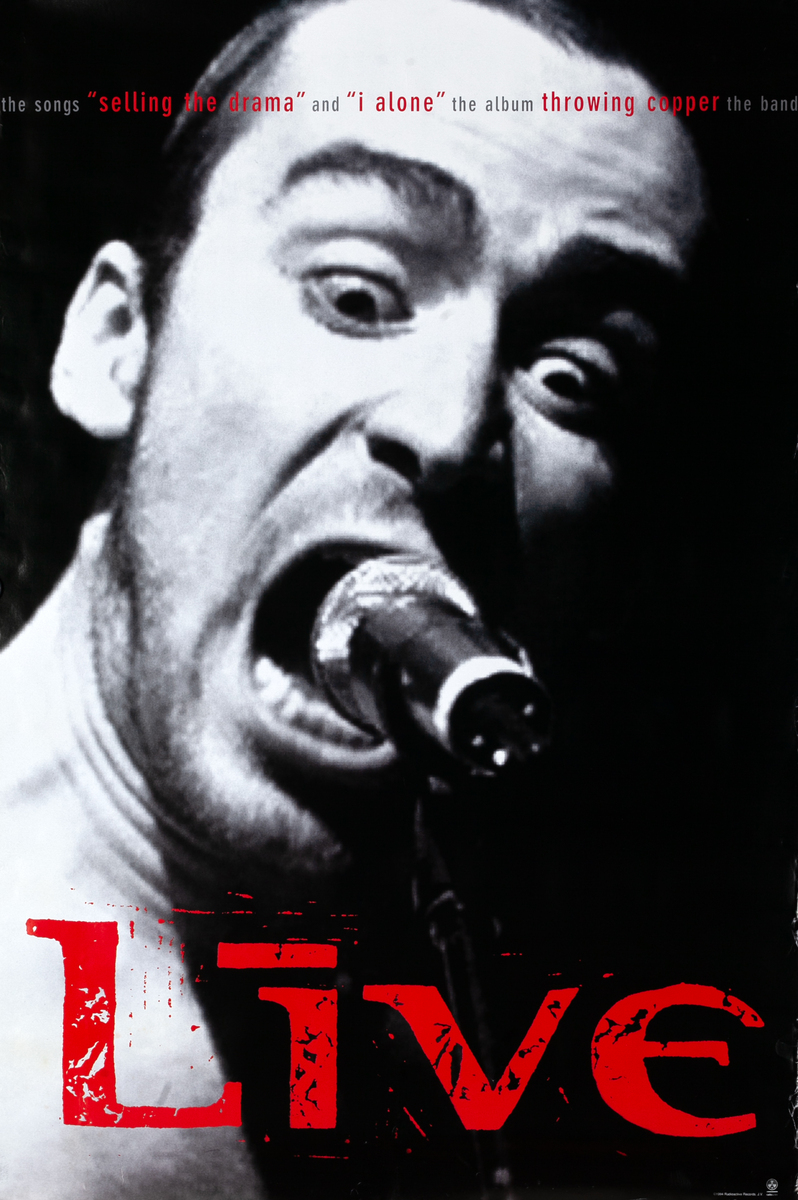Live Selling Copper Original Rock and Roll Album Poster