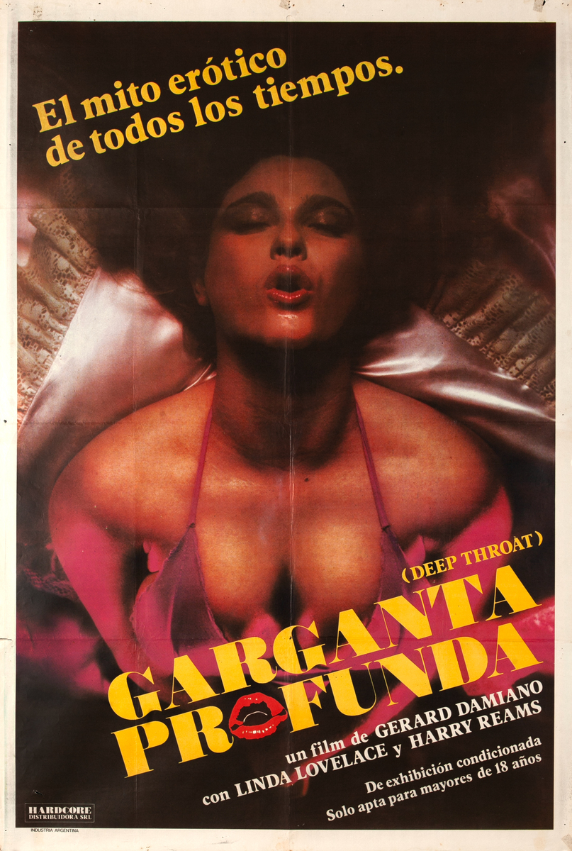 Deep Throat Argentinian 1 Sheet Movie Poster