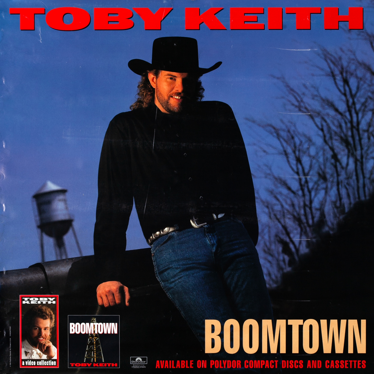 Toby Keith Boomtown Album Poster 