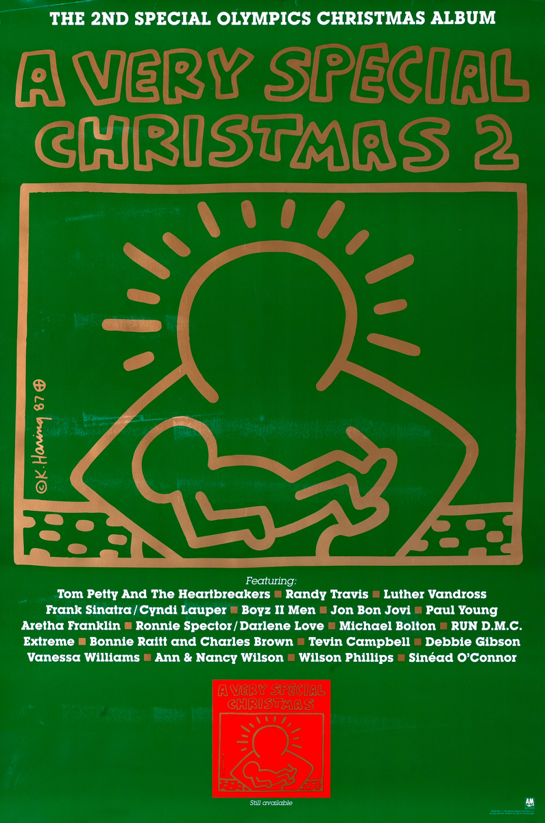 The 2nd Special Olympics Christmas Album A Very Special Christmas 2 Advertising Poster
