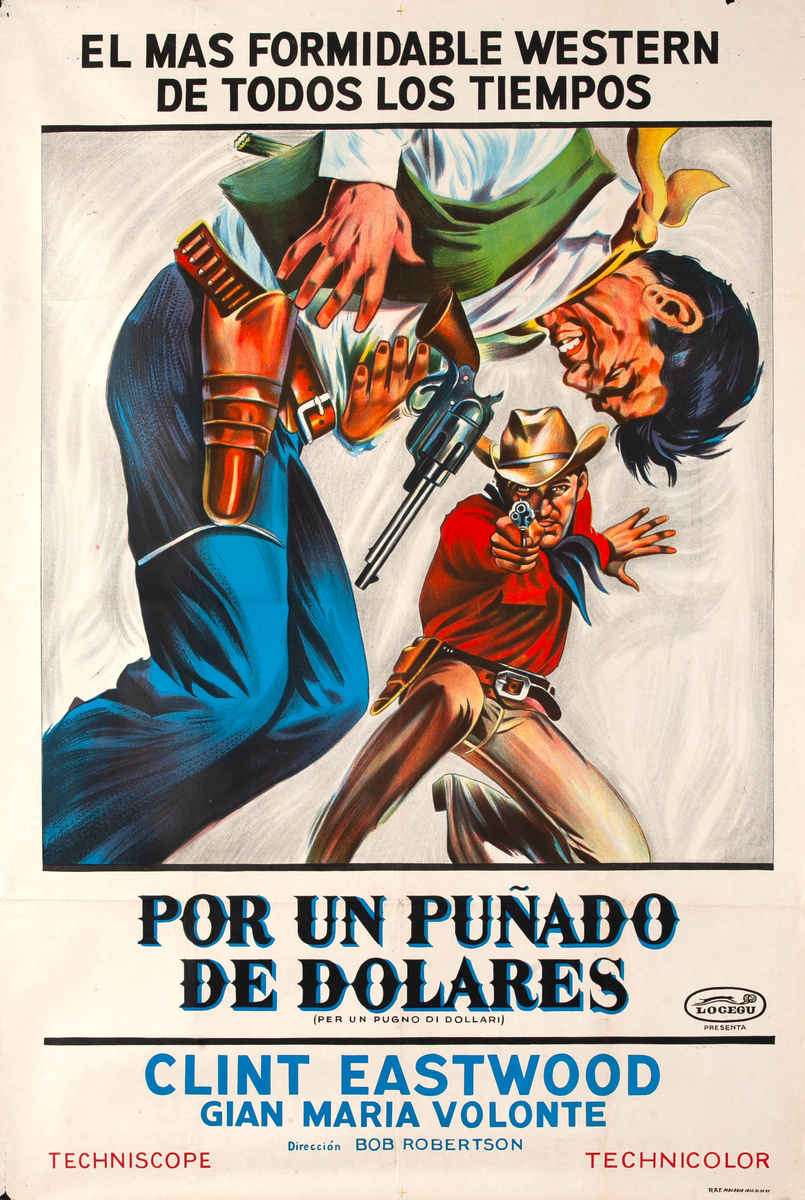 Fistful of Dollars Original Argentinian 1sh Movie Poster