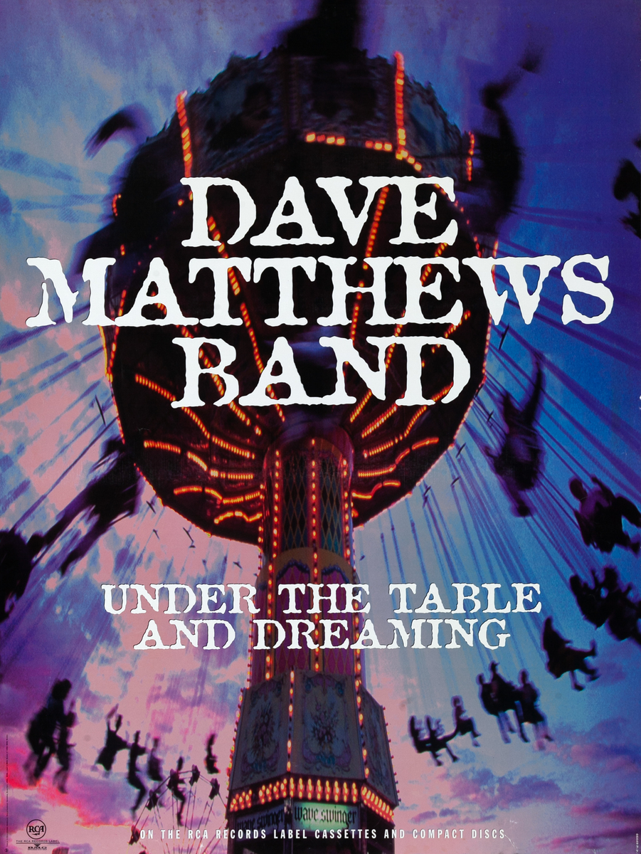 Dave Matthews Band,  Under the Table and Dreaming Original Rock and Roll Album Poster