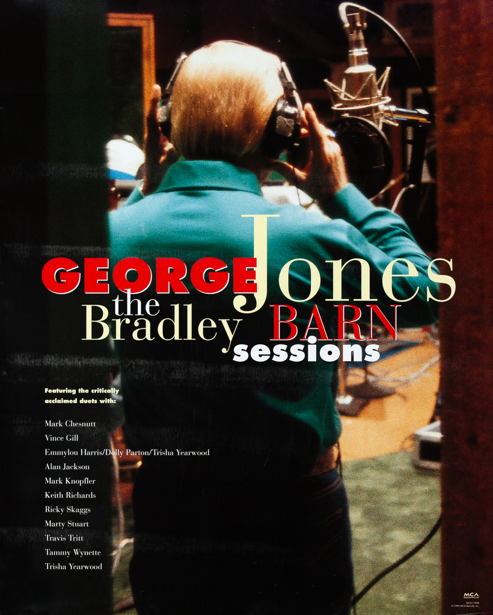 George Jones The Bradley Barn Sessions Album Poster