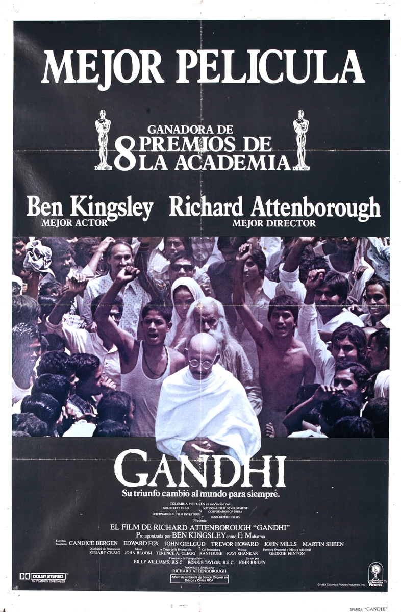 Gandhi Original Argentinian Movie Poster 