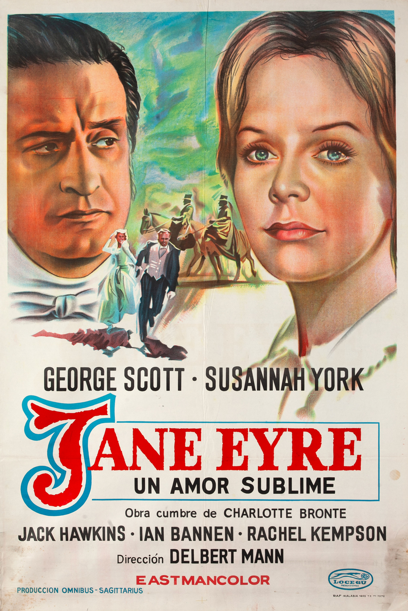 Jane Eyre 1 sh Argentinean movie poster 