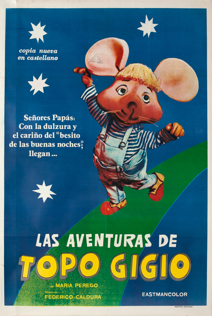 Las Aventuras ds Topo Gigio - The Magic World of Topo Gigio Argentinean Movie Poster