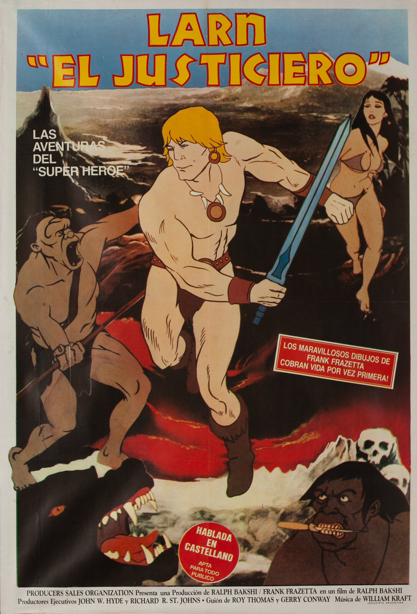 Fire and Ice Argentinean Movie Poster