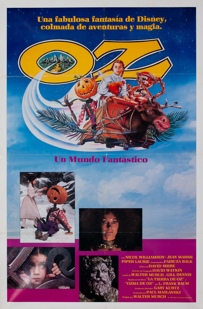 Return to Oz, Argentinean Movie Poster Disney