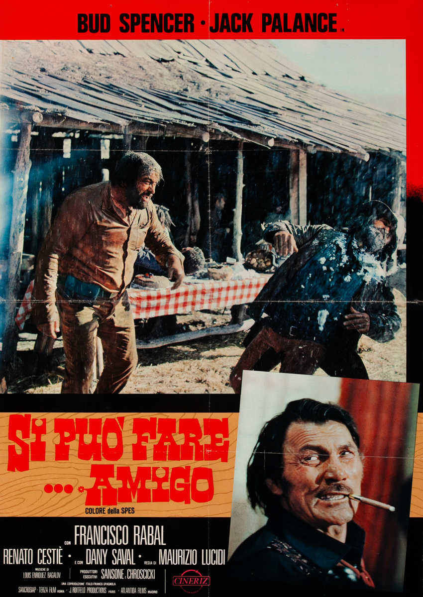 It Can Be Done Amigo (Si può fare... amigo) Mexican Spaghetti Western Movie Poster