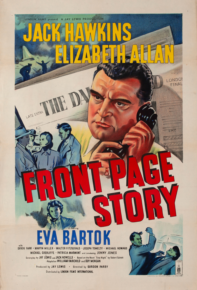 Front Page Story 1sh Movie Poster