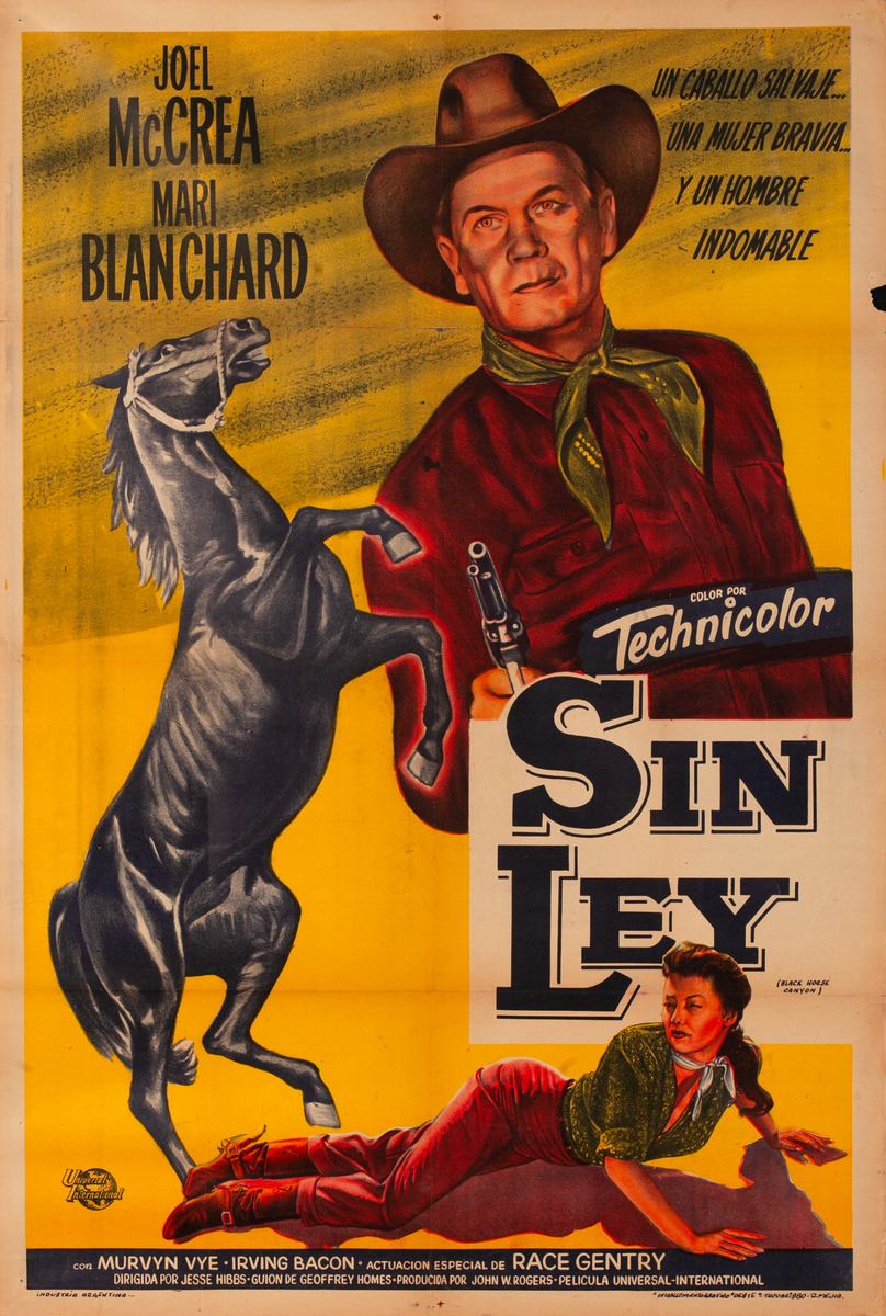 Black Horse Canyon - Sin Ley Argentinean Movie Poster