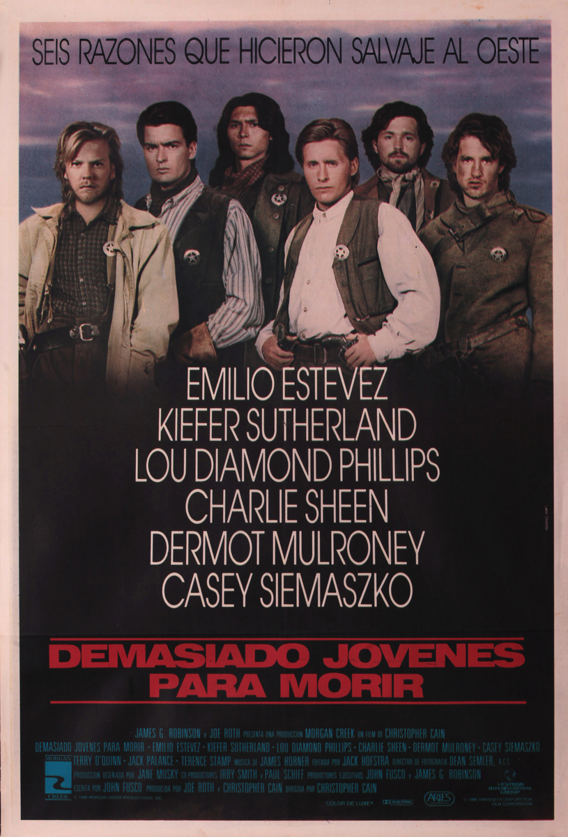 Young Guns Argentinean Movie Poster 
