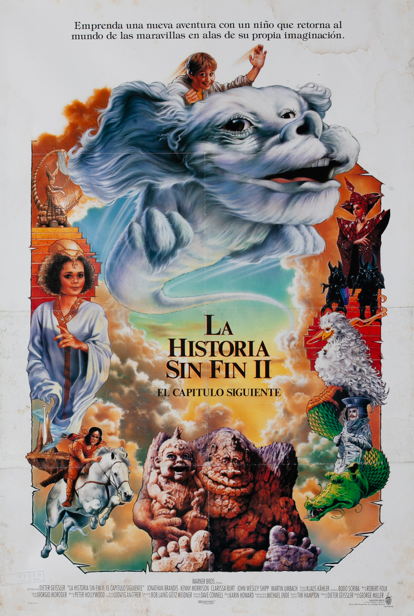 The Neverending Story II: The Next Chapter 1sh Spanish Movie Poster