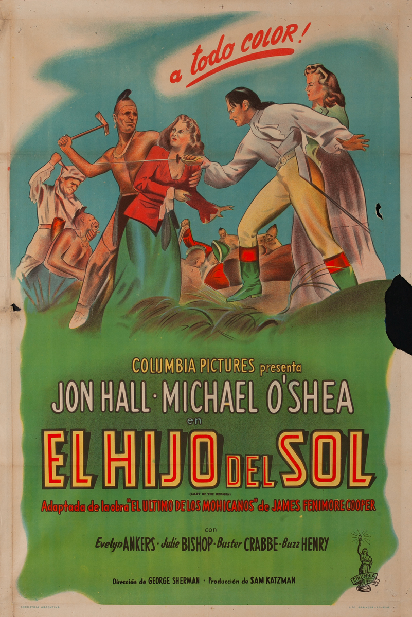 El Hijo del Sol Argentinean Movie Poster