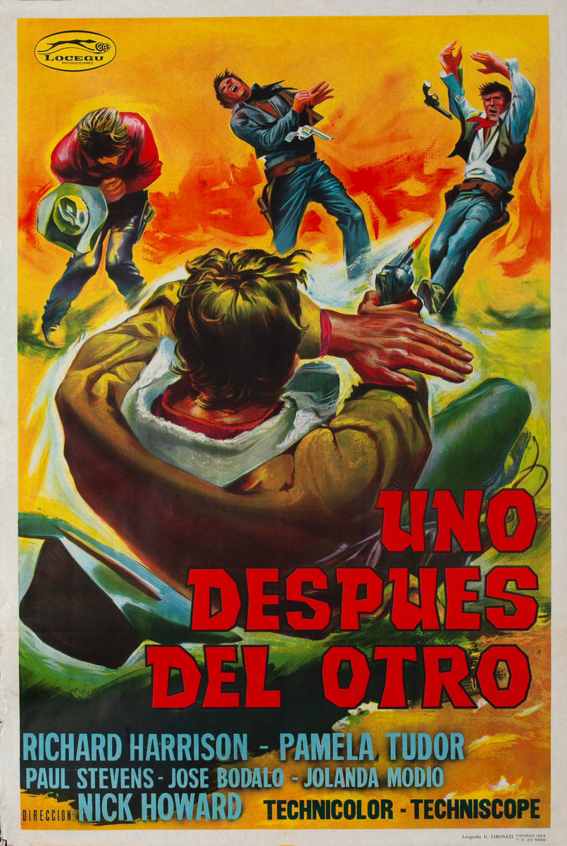 Uno Despues Del Otro - One After the Other, Argentinean Movie Poster 