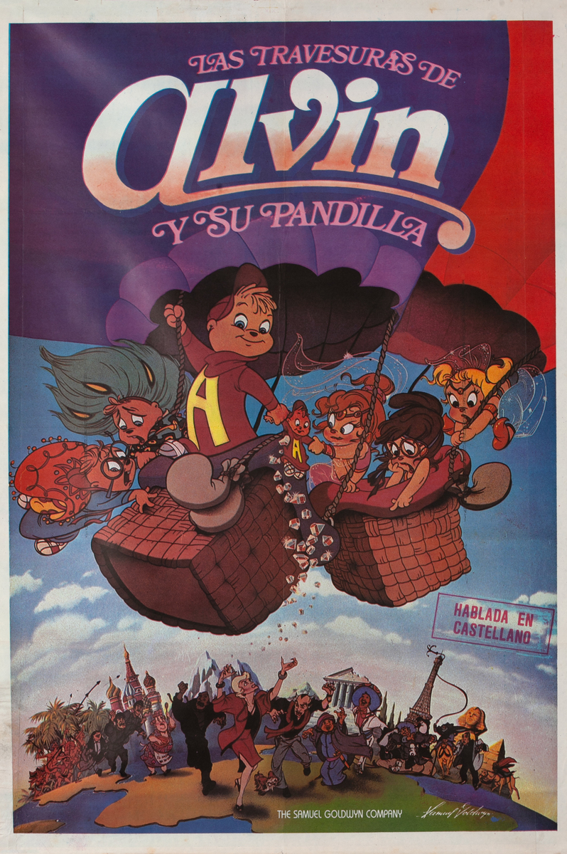Las Travesuras de Alvin y su Pandilla Alvin and The Chipmunks Argentinean Movie Poster 