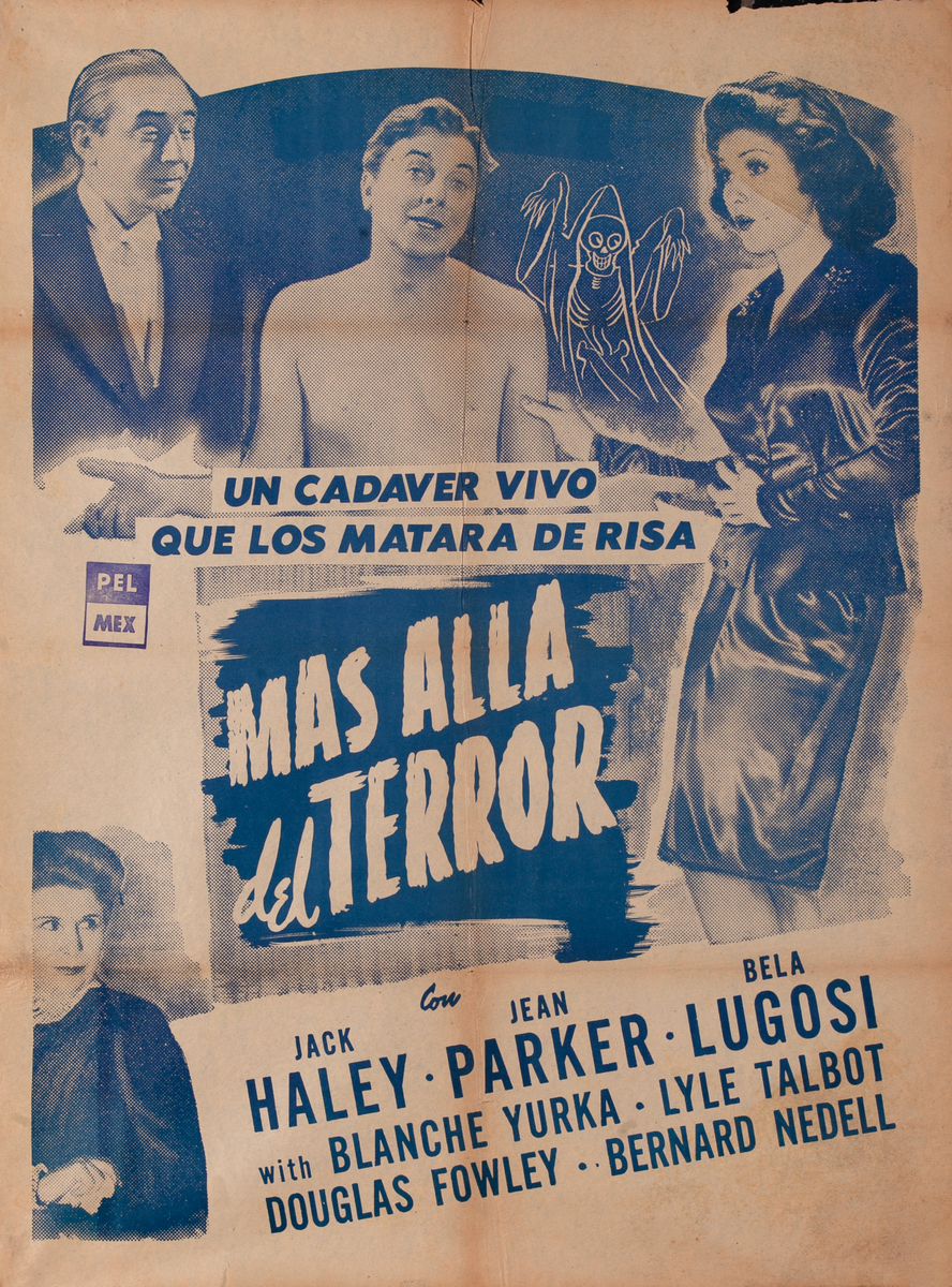 One Body Too Many, Mexican Movie Poster