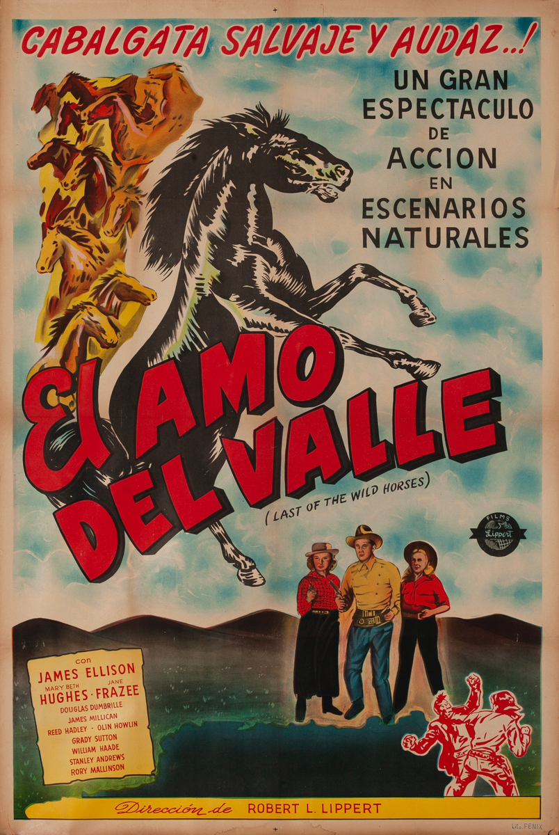 Last of the Wild Horse, Argentinean Movie Poster