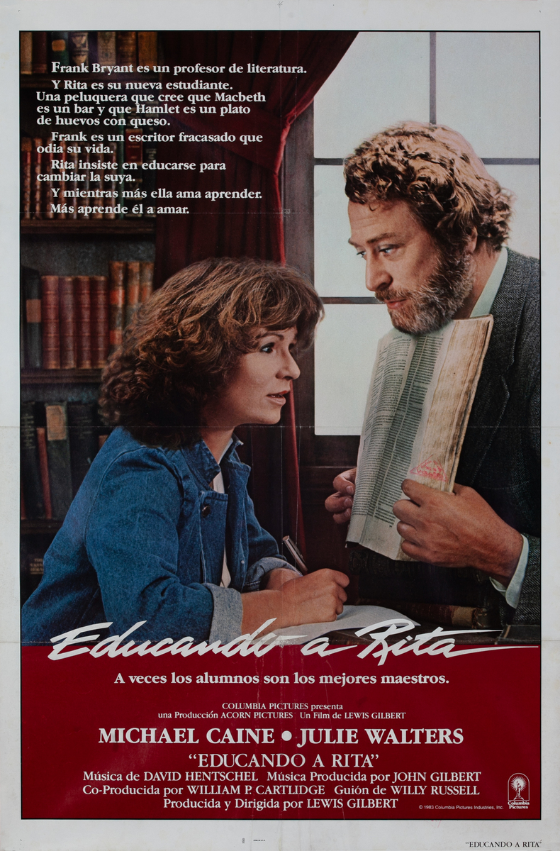 Educating Rita Spanish 1 sh Movie Poster