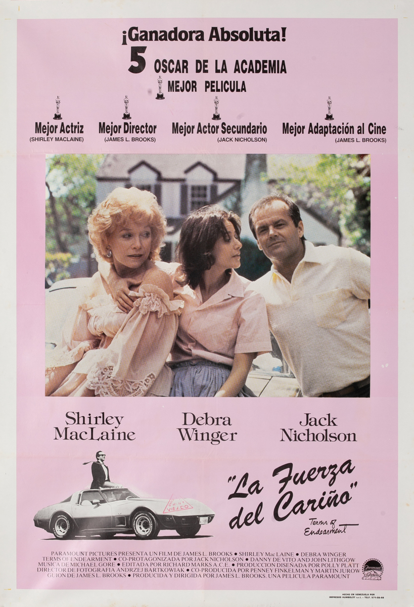 Terms of Endearment Spanish 1sh Movie Poster