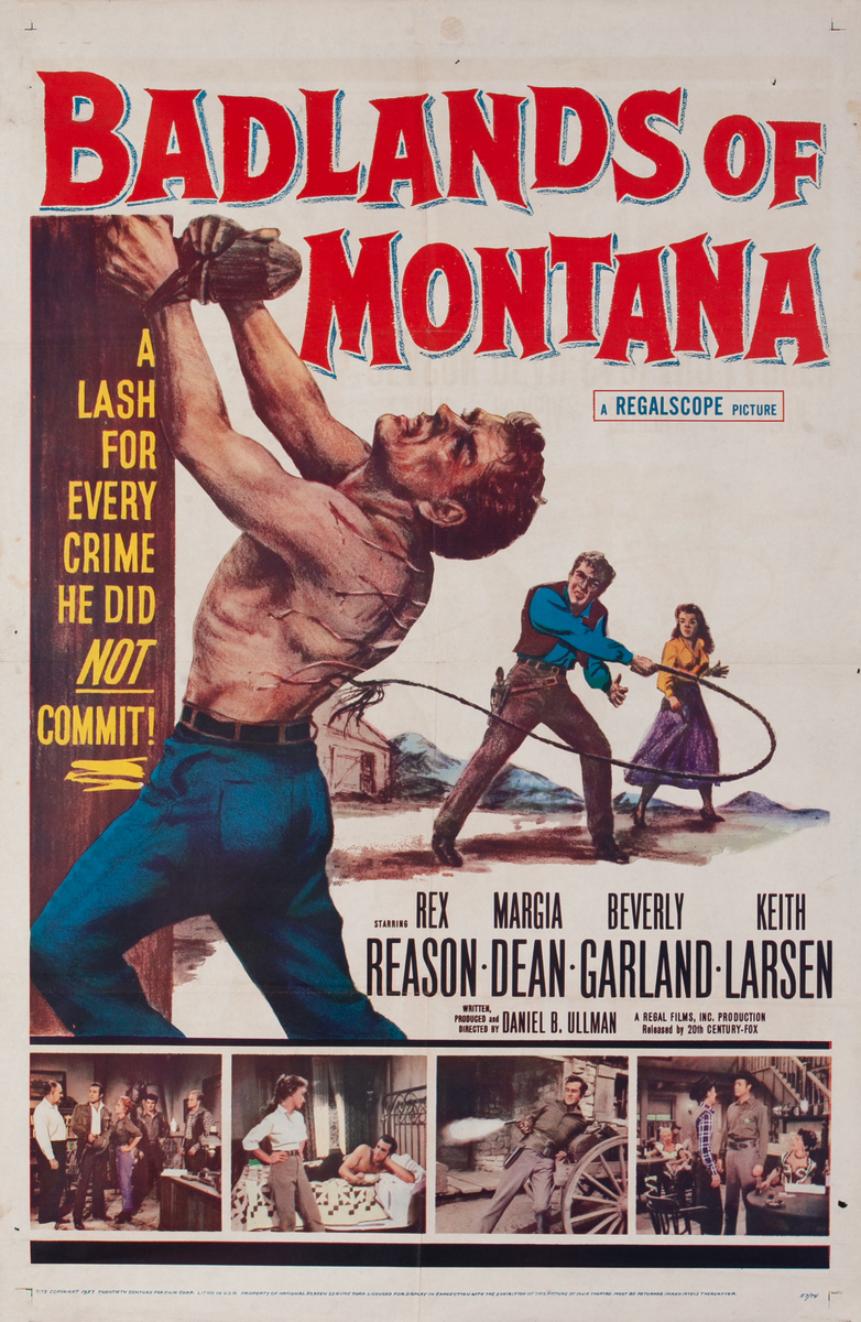 Badlands of Montane 1 sh Movie Poster