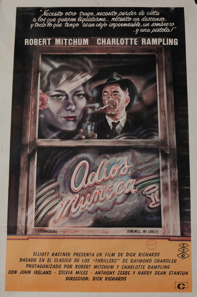 Farewell My Lovely Argentinean Movie Poster