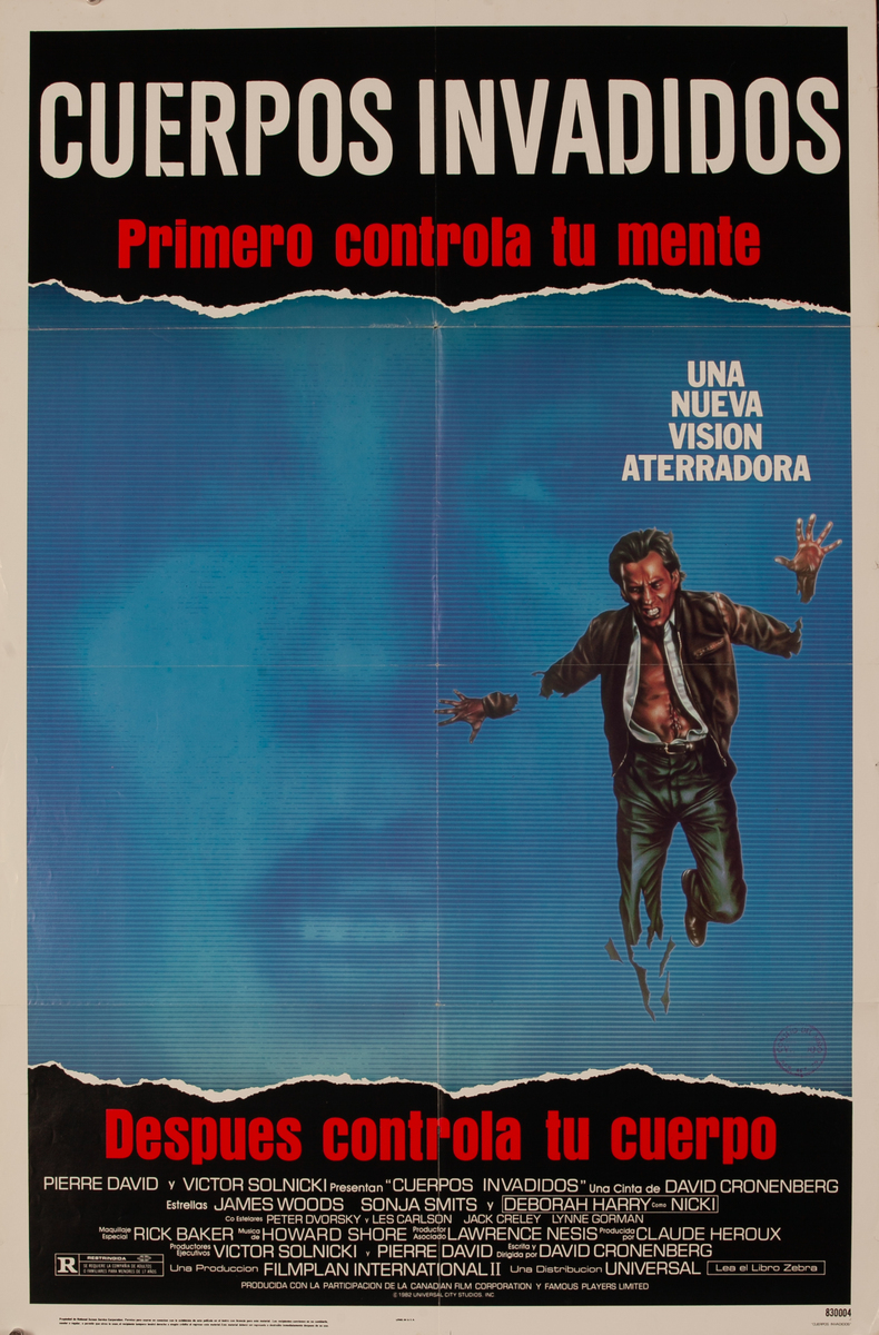 Videodrome Cuerpos Invadidos Argentineqan Movie Poster