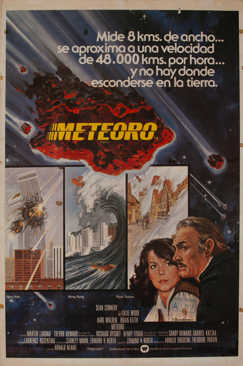 Meteor Spanish Movie Poster 