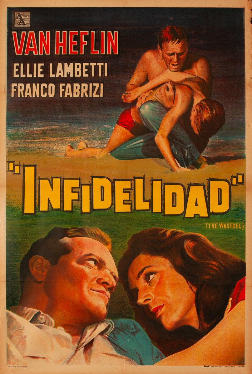 Infidelidad  The Wastrel Argentinean Movie Poster
