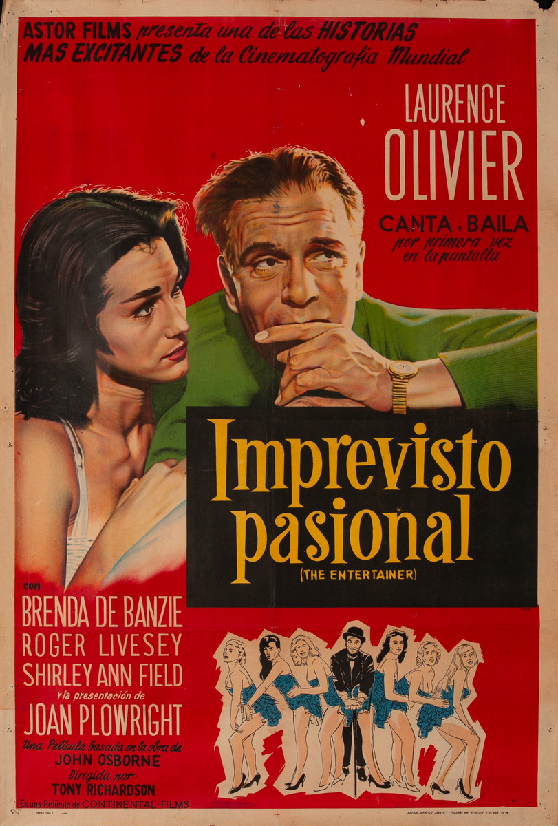 The Entertainer, Argentinean Movie Poster 