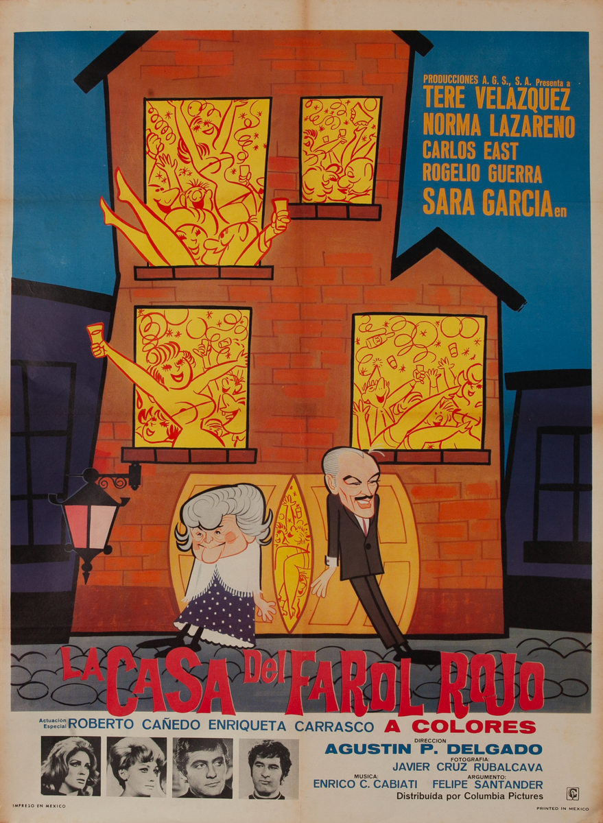 La Casa Del Farol Rojo Mexican Movie Poster