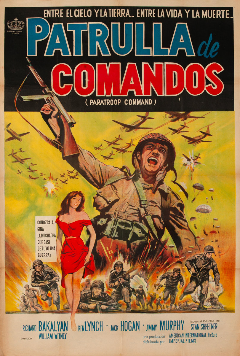 Paratroop Command Argentinean Movie Poster