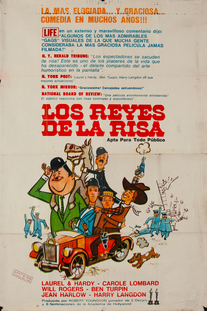 Los Reyes De La Risa The Kings of Laughter Argentinean Movie Poster