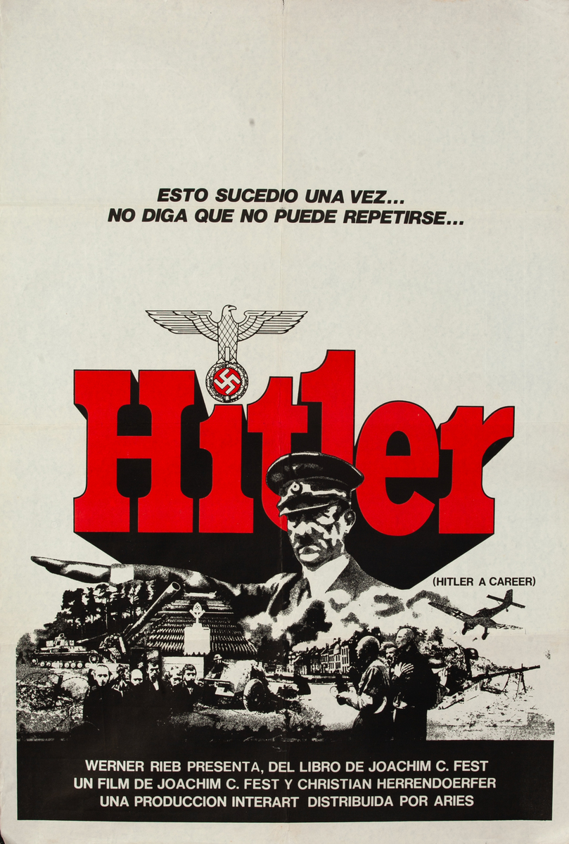 Hitler: A Career Argentinean Movie Poster
