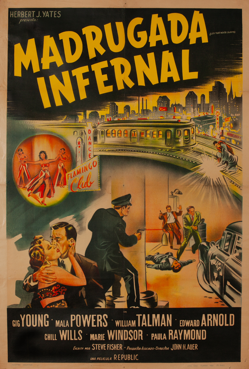 City That Never Sleeps, Argentinean Movie Poster