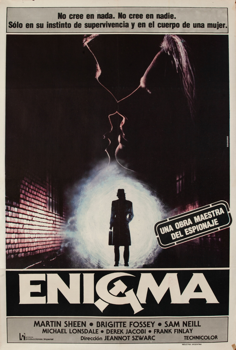 Enigma, Argentinean Movie Poster